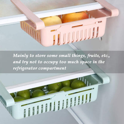 4 pcs Fridge Organizer Drawers, Space Saver, Fridge Tidy, Food Shelf, Storage Baskets…Discount 