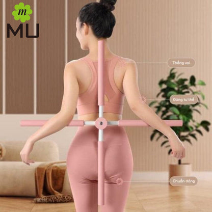 Yoga Sticks Stretching Tool 2022 New Retractable Posture Corrector Humpback Correction Stick For Adults And Children Home Fitness Equipment - 80CM 